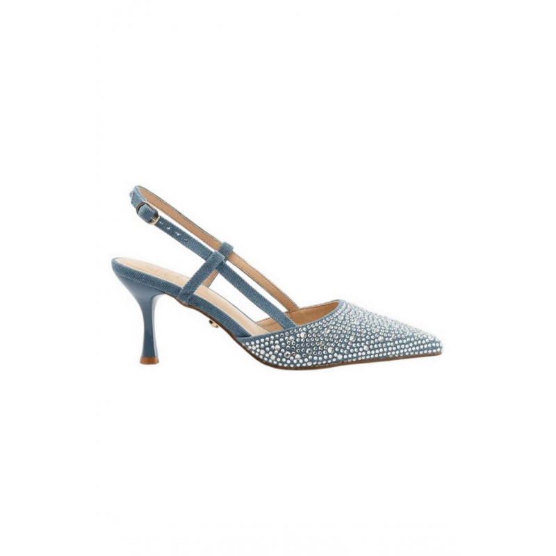 Twenty Four Haitch Schuhe mit blauem Absatz