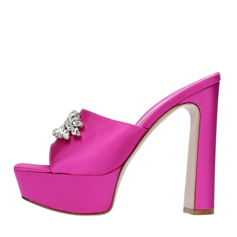 Le Silla Fuchsia Sandalen