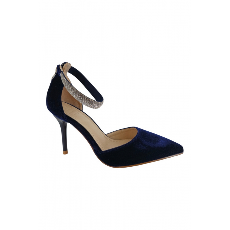Twenty Four Haitch Schuhe mit blauem Absatz