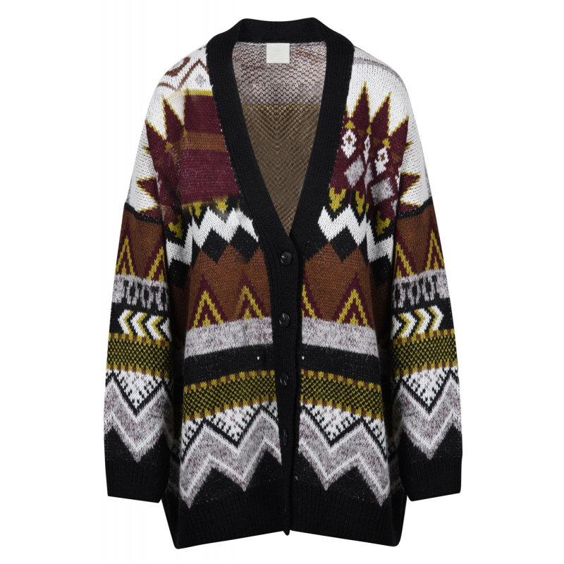 La Femme Blanche - Cardigan - 461501 - Black Fantasy