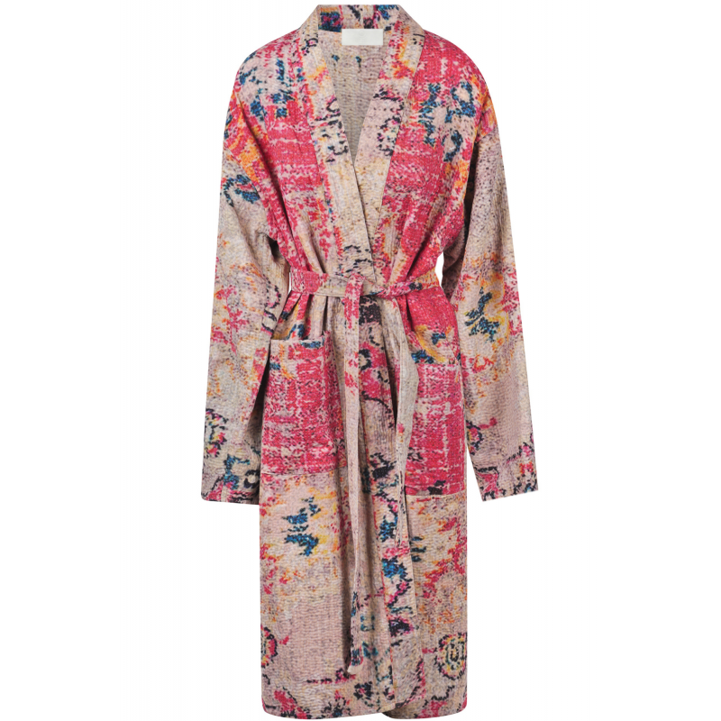 La Femme Blanche - Kimono - 470163 - Grau/Rosa
