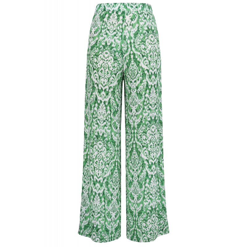Maliparmi - Trousers - 470667 - WeiB/Grun
