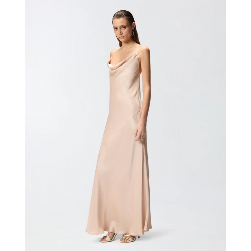 Pinko Leuchtturm Satin Kleid ss26
