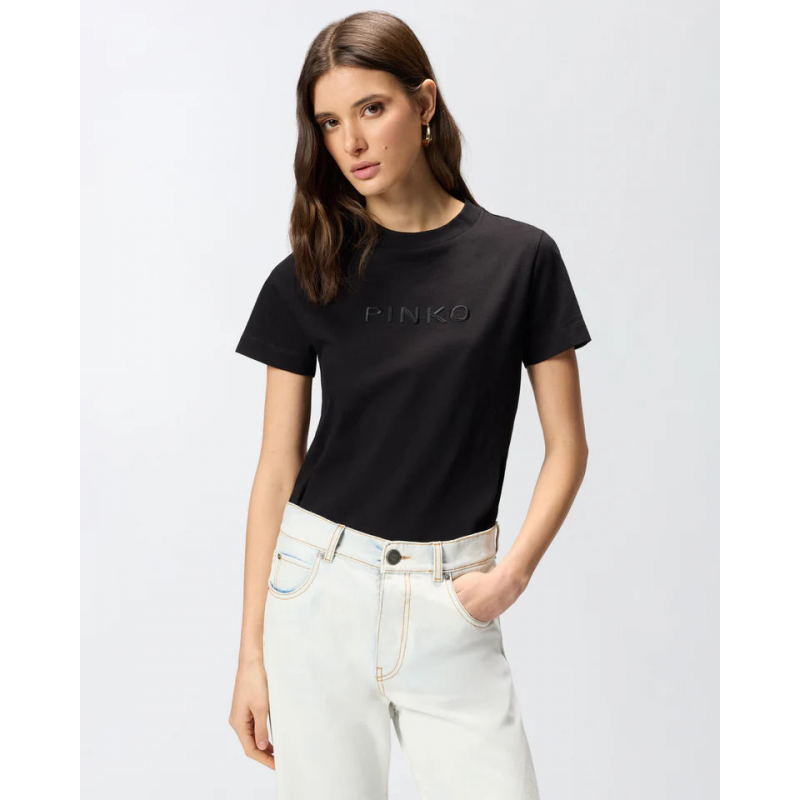 Pinko Start T-Shirt Jersey Patch Stickerei fw25