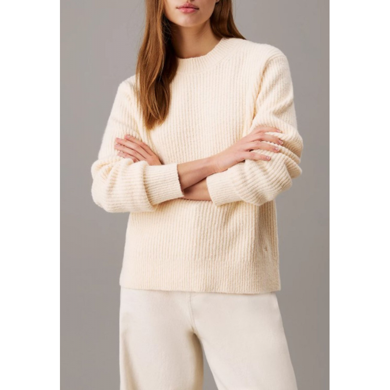 Calvin Klein BOUCLE RIB C-NK RELAXED SWEATER SWEATER