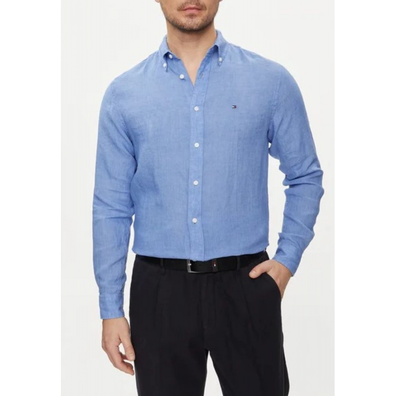 Tommy Hilfiger ZIGKEIT DYED LI SOLID RF SHIRT