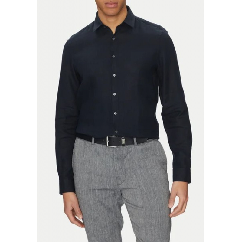 Calvin Klein LINEN SOLID SLIM SHIRT