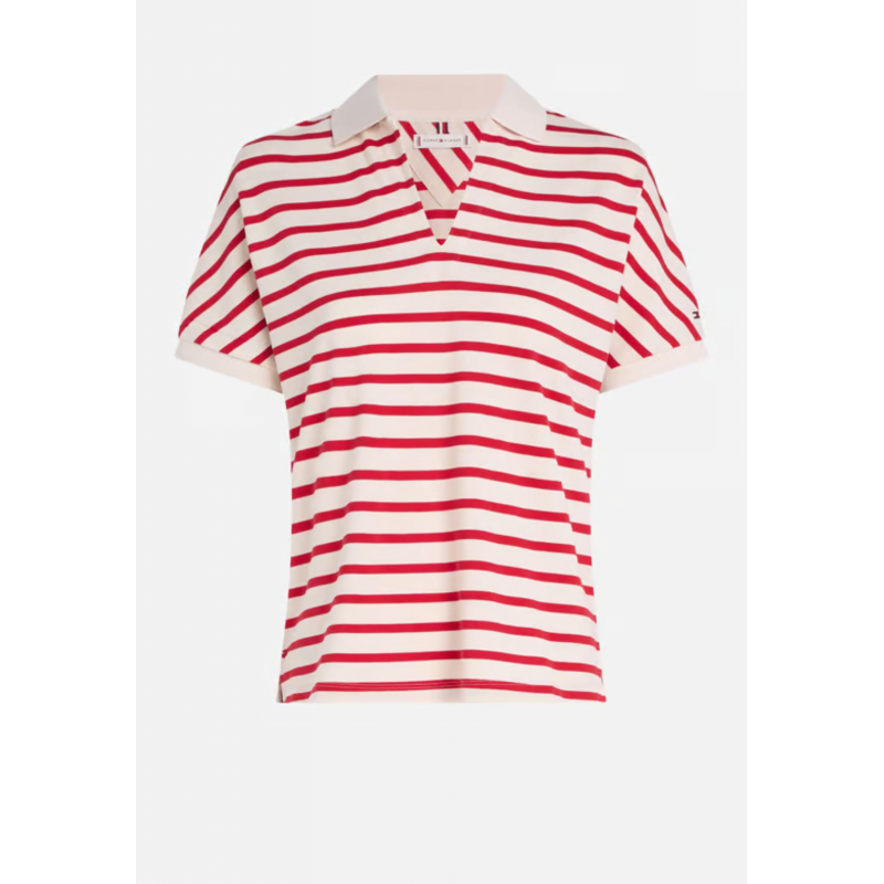 Tommy Hilfiger POLO LYOCELL OPEN-NK RELAXED POLO SS