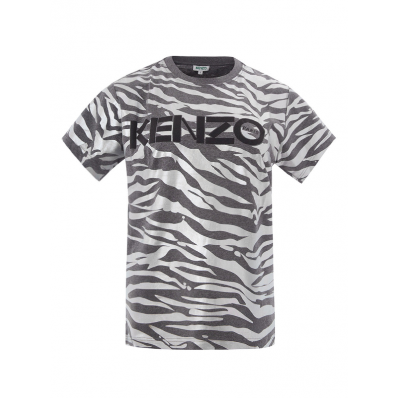 T-Shirt Print Animal Metal Kenzo