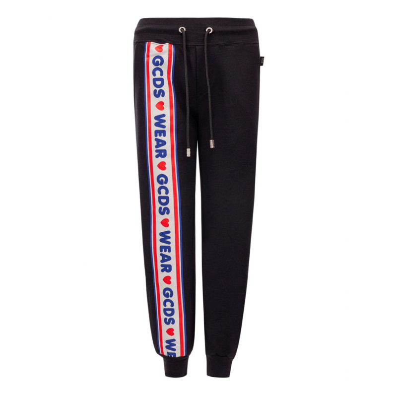 Schwarze Jogginghose mit Logo Gcds
