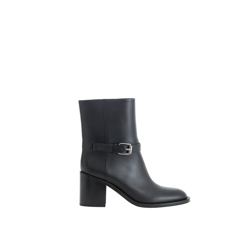 Lederstiefel mit Fellfutter Burberry