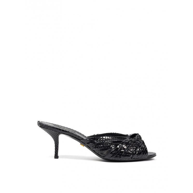 Pitone Leder Pantoffeln Dolce & Gabbana