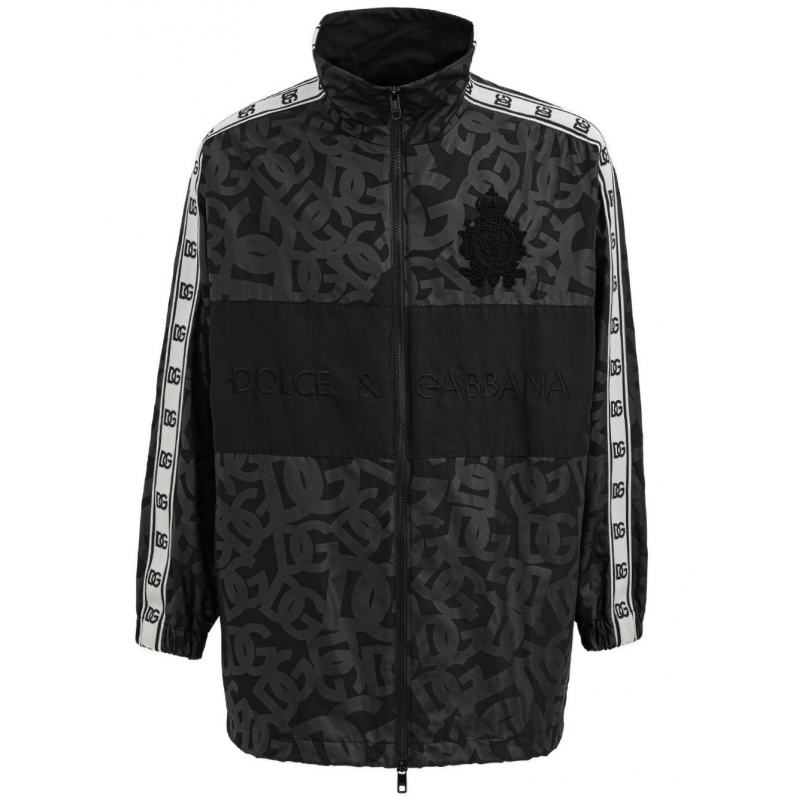 Oversize Wickeljacke mit Logo Dolce & Gabbana