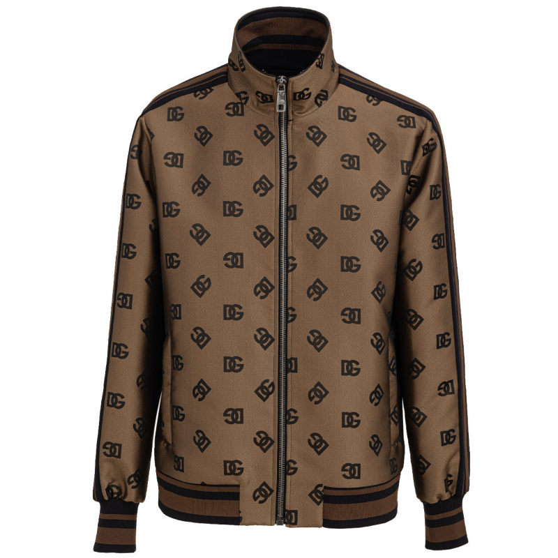 Jacke mit ReiBverschluss uber Logo Dolce & Gabbana