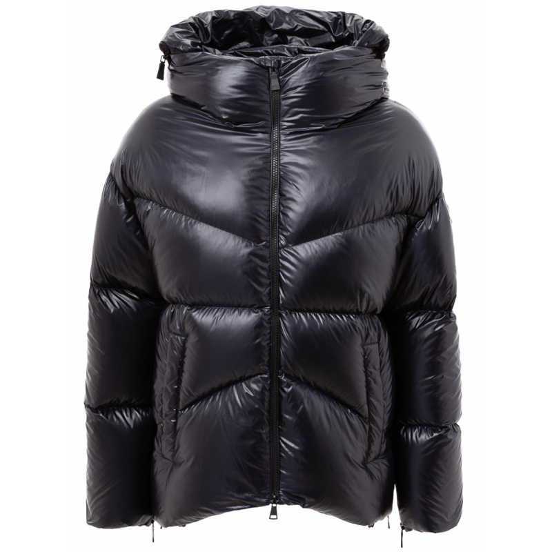 Jacke mit Kapuze und Logo Add