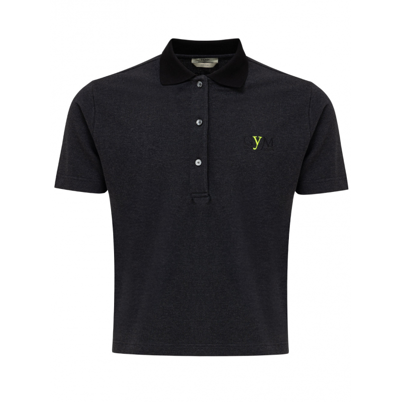 Polo Fendi schwarze kurze Armel