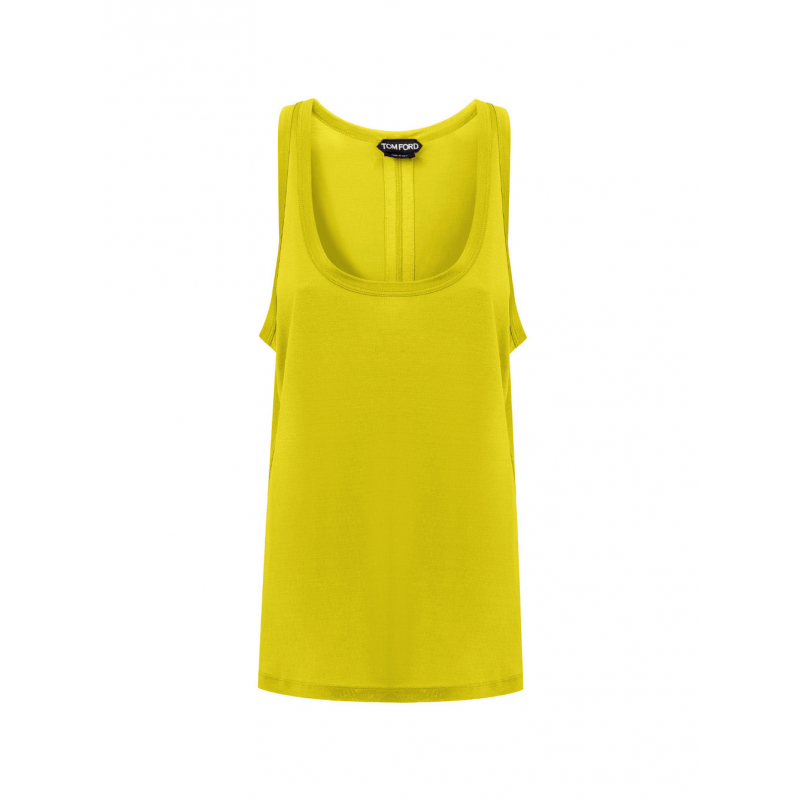Top in gelber Seide Tom Ford