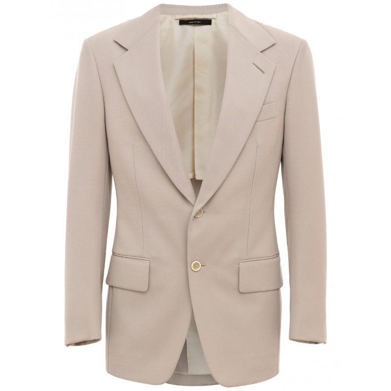 Tom Ford Herren Monopetto Jacke - Beige