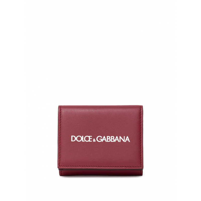 Mini Geldborsen in Rotem Leder Dolce & Gabbana