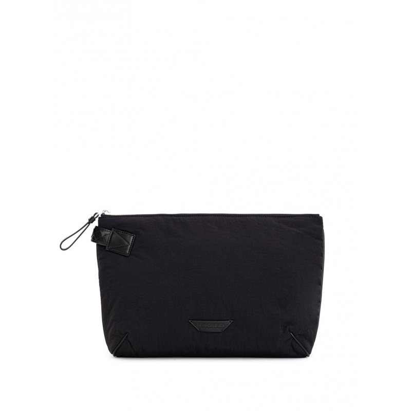 Schwarzes Nylon Licht Papier Tasche Bottega Veneta