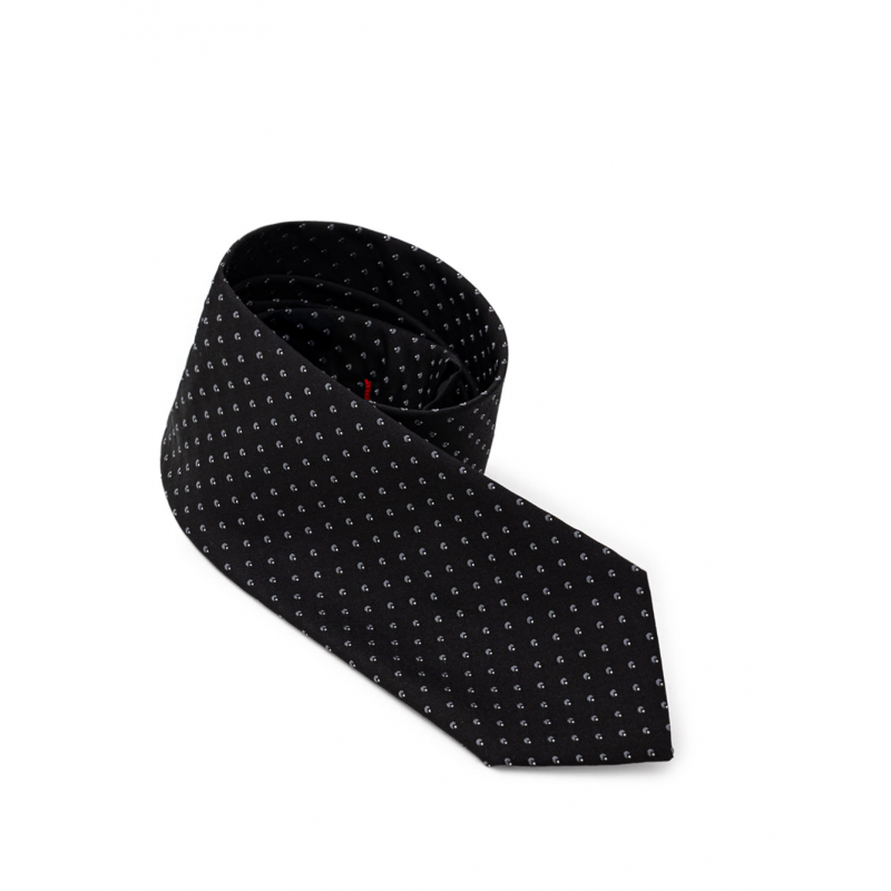 7 cm Krawatte im Regimental Seide Jil Sander