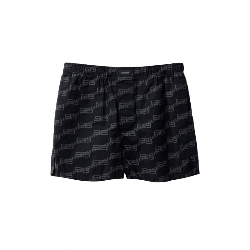Shorts mit Logo Allover Balenciaga