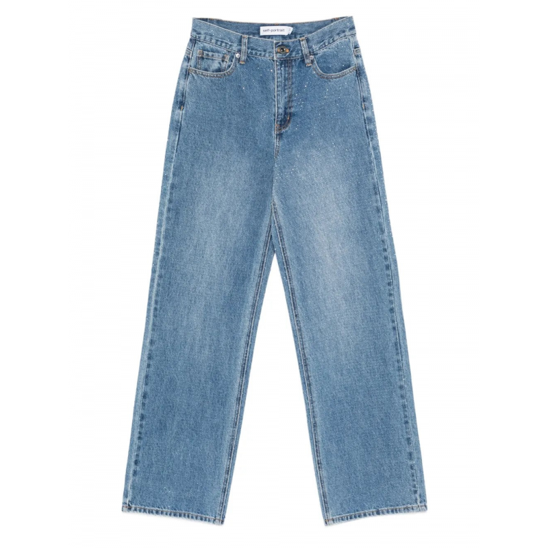 Self-portrait: Jeans rhinestone
