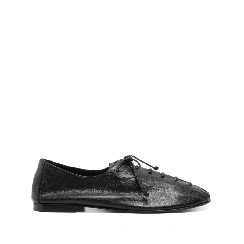Hereu - Schwarzes Leder Moccasins