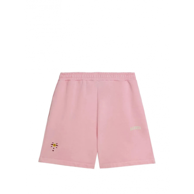 Barrow - Shorts aus rosa Baumwolle