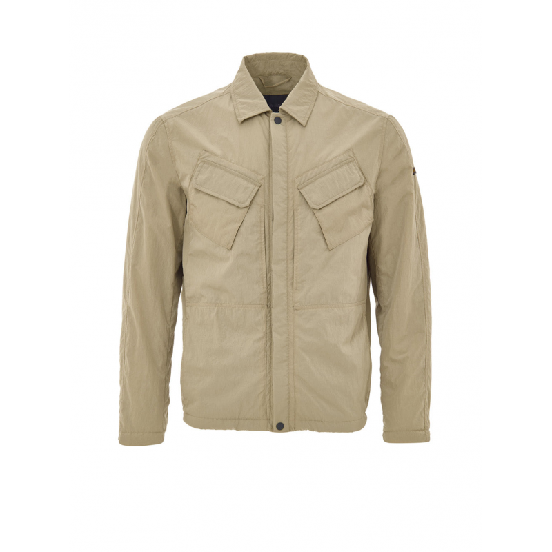 Overshirt Jacke aus technischem Stoff Beige Paul & Shark