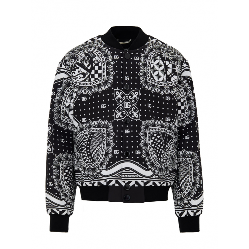 Bomberjacke bedruckt Dolce & Gabbana