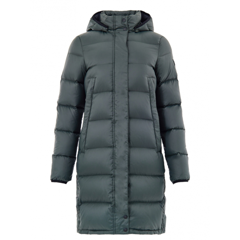 Lange Polsterjacke in Grun Moose Knuckles