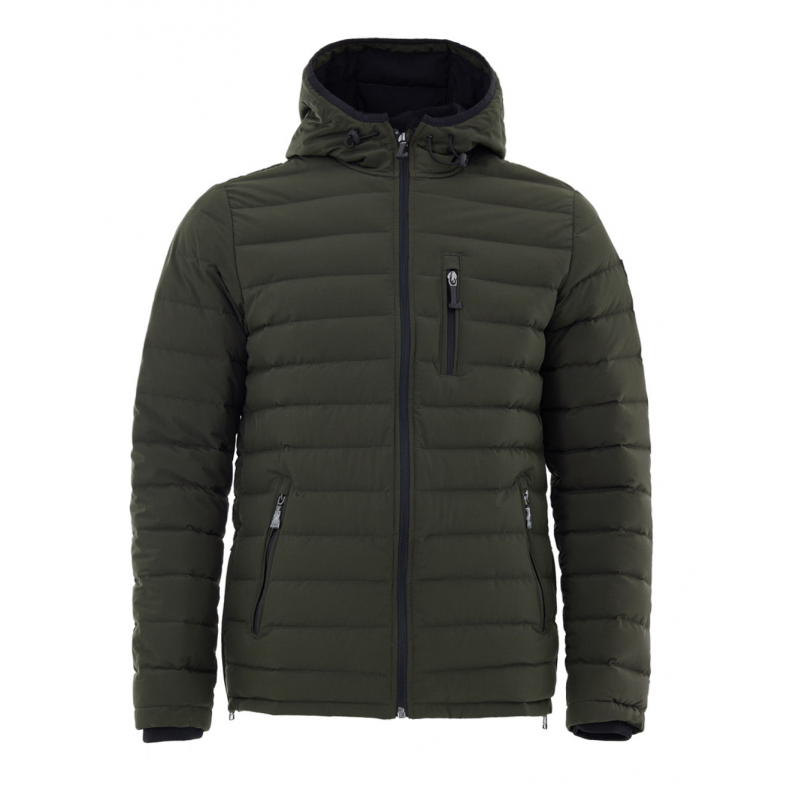 Leichte Jacke in grun mit Kapuze Moose Knuckles
