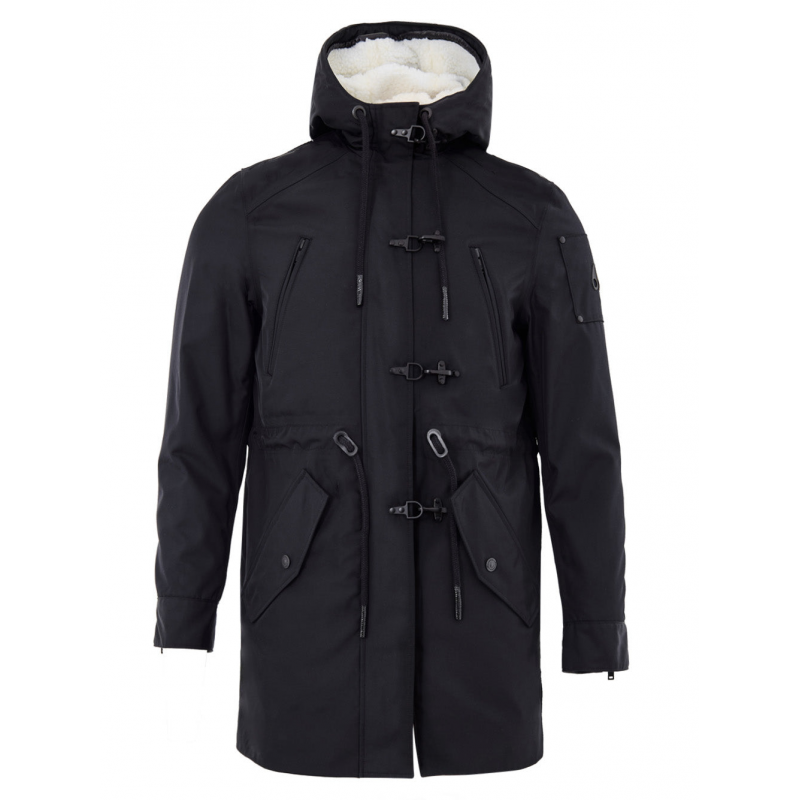 Blue Parka Jacke mit Coulisse Moose Knuckles