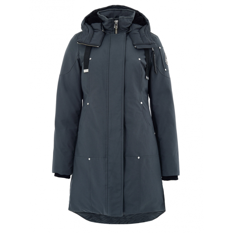 Parka Grigio mit Kapuze Moose Knuckles