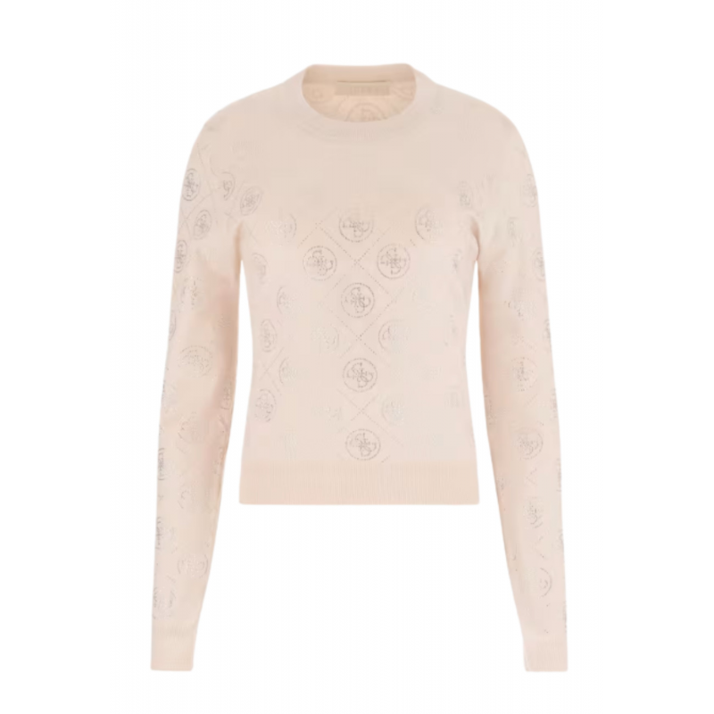 Guess rhinestones Pullover
