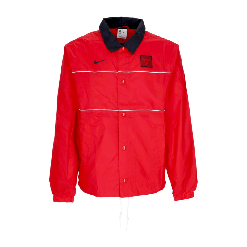 Trainerjacke Herren NBA Courtside Ltwt Jacke Chibul University Rot/Schwarz/WeiB