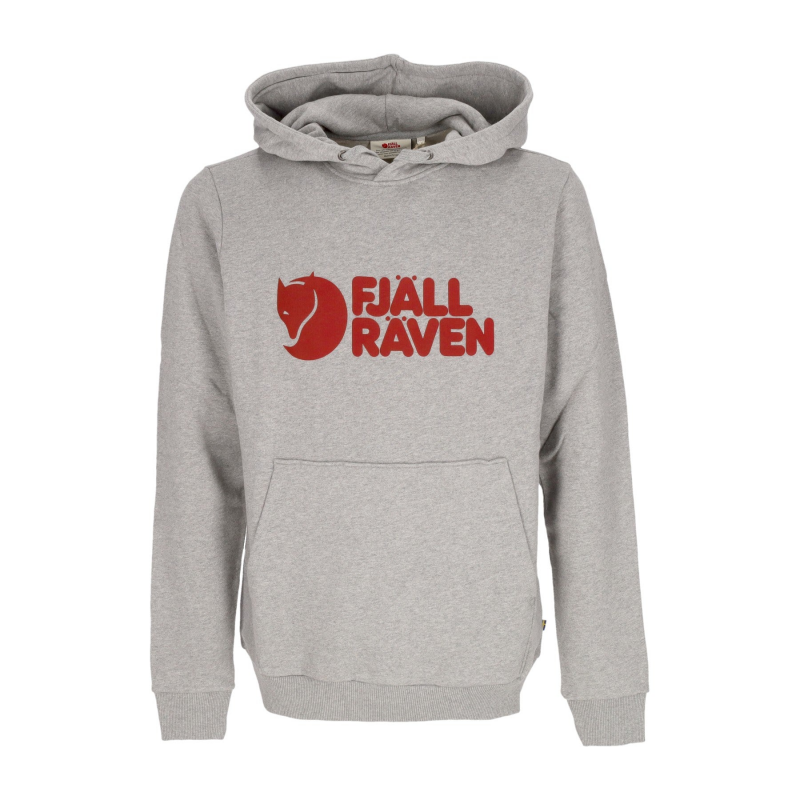 Herren Hoodie Logo Hoodie Grau Melange