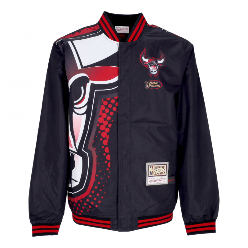 Herren Bomberjacke NBA Big Face 7.0 Jacke Chibul Schwarz