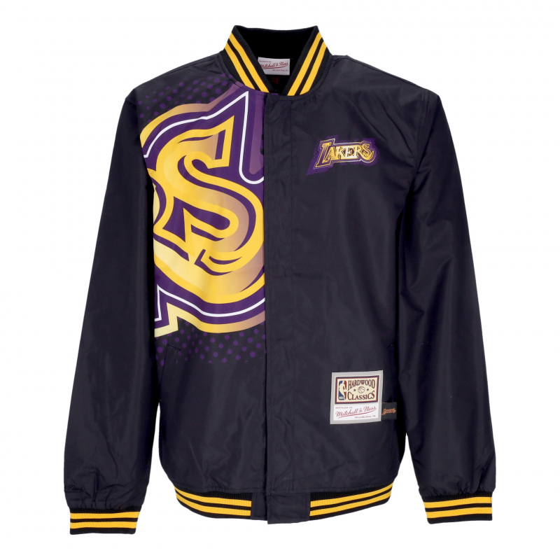 Herren Bomberjacke NBA Big Face 7.0 Jacke Loslak Schwarz