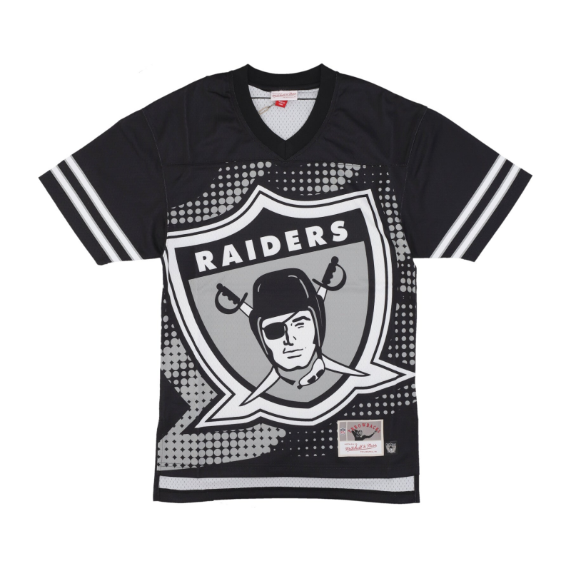 American-Football-Trikot Herren NFL Big Face 7.0 Fashion Jersey Oakrid Schwarz