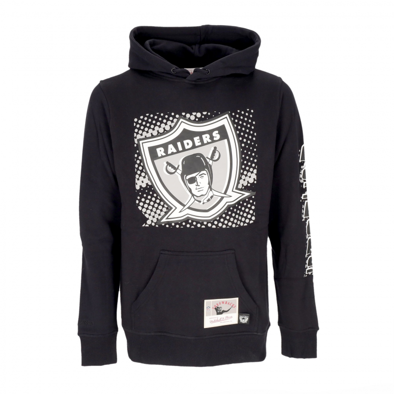 Herren Hoodie Nfl Big Face 7.0 Hoodie Oakrai Schwarz