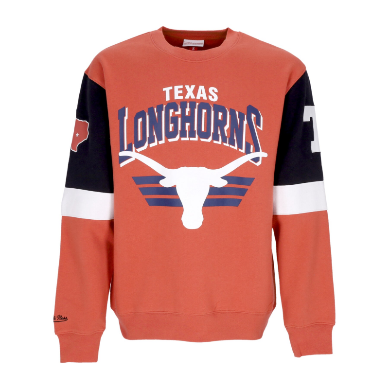 Herren-Sweatshirt mit Rundhalsausschnitt NCAA All Over Crew 3.0 Texagg Original Team Colors