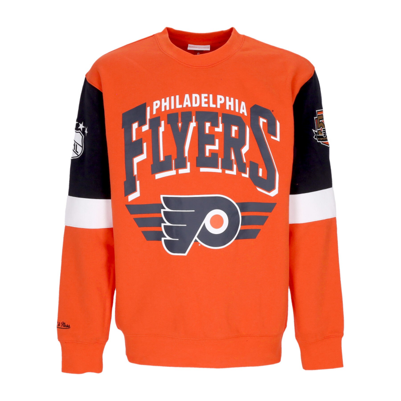 Herren-Sweatshirt mit Rundhalsausschnitt NHL All Over Crew 3.0 Phifly Original Team Colors