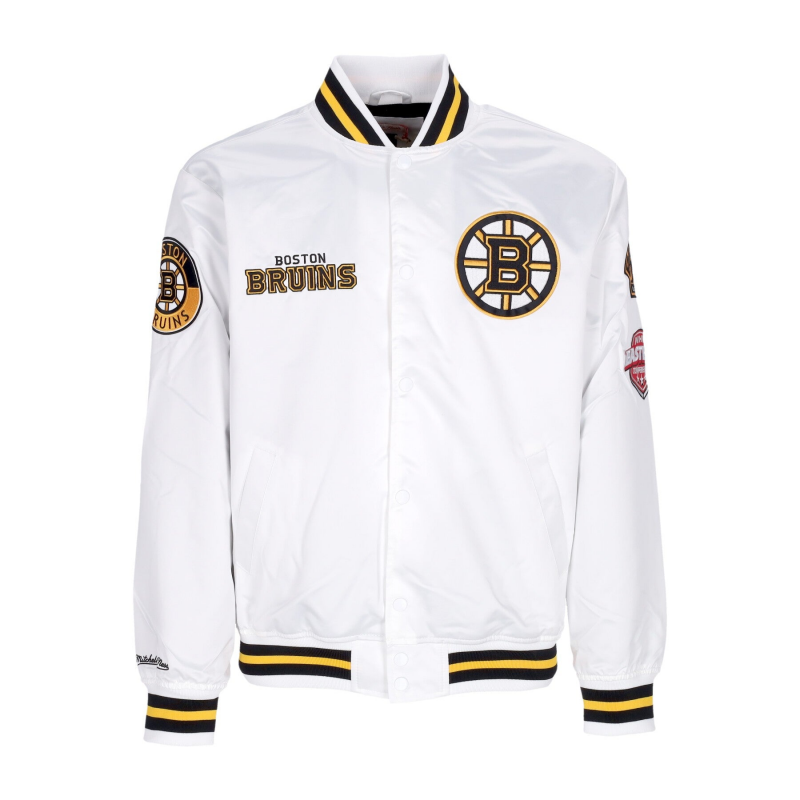 Herren Bomberjacke NHL Hometown Lw Satinjacke Bosbru