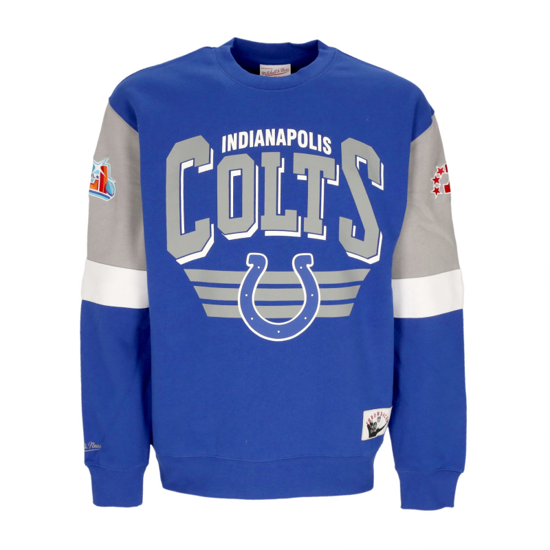 Herren-Sweatshirt mit Rundhalsausschnitt NFL All Over Crew 3.0 Indcol Original Team Colors