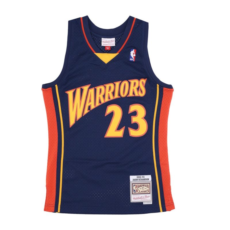 Herren-Basketball-Tanktop Nba Dark Jersey Hardwood Classics Nr. 23 Jason Richardson 2002–03 Golwar Original-Teamfarben