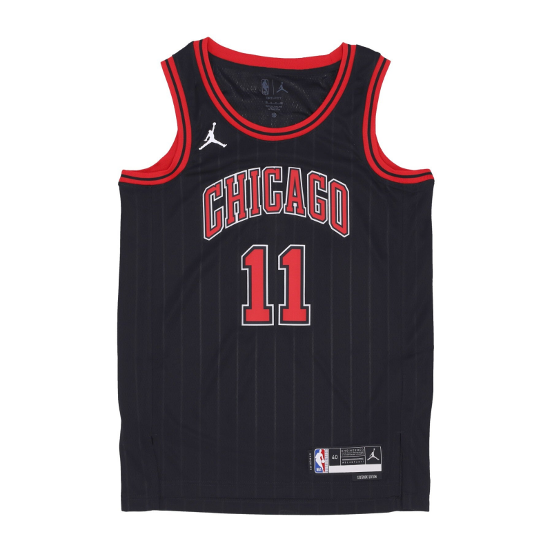 Herren NBA Dri Fit Swingman Jersey Statement Edition Nr. 11 Demar Derozan Chibul Schwarzes Tanktop