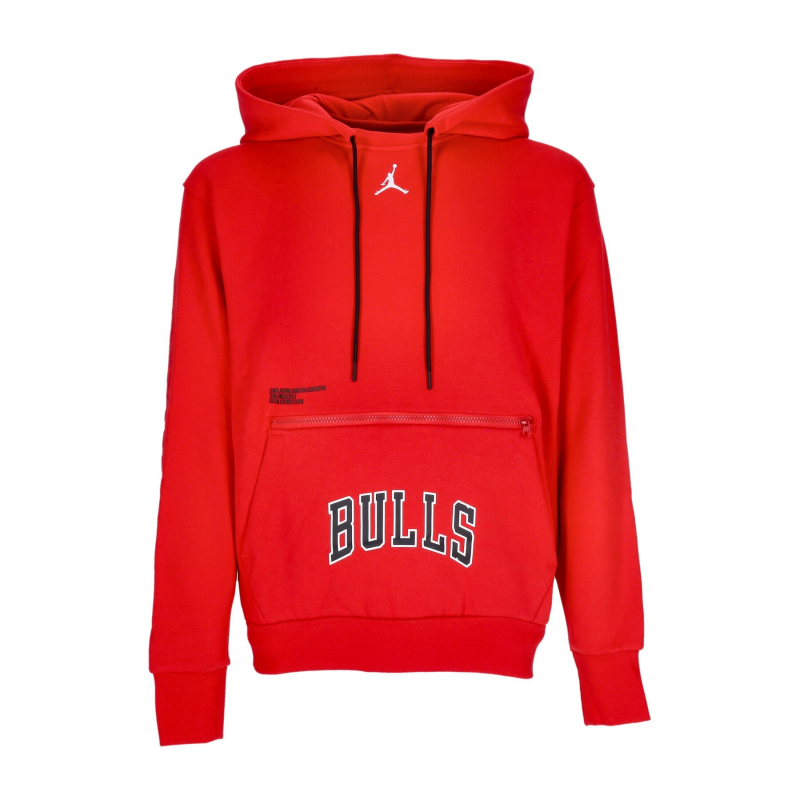 Herren Hoodie Nba Courtside Statement Edition Fleece Hoodie Chibul University Rot