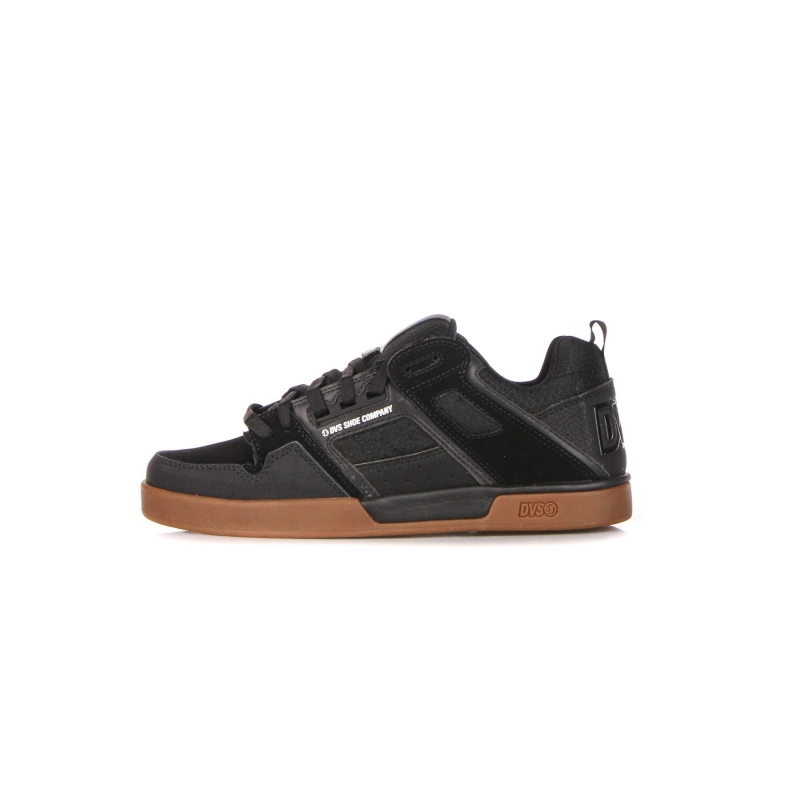 Comanche 2.0+ Herren-Skateschuhe Schwarz/reflektierendes Gummi/Nubuk